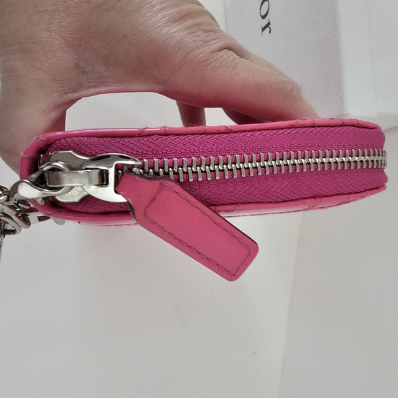 Dior Cannage Patent Zip Around Wallet - Picture 6 of 10